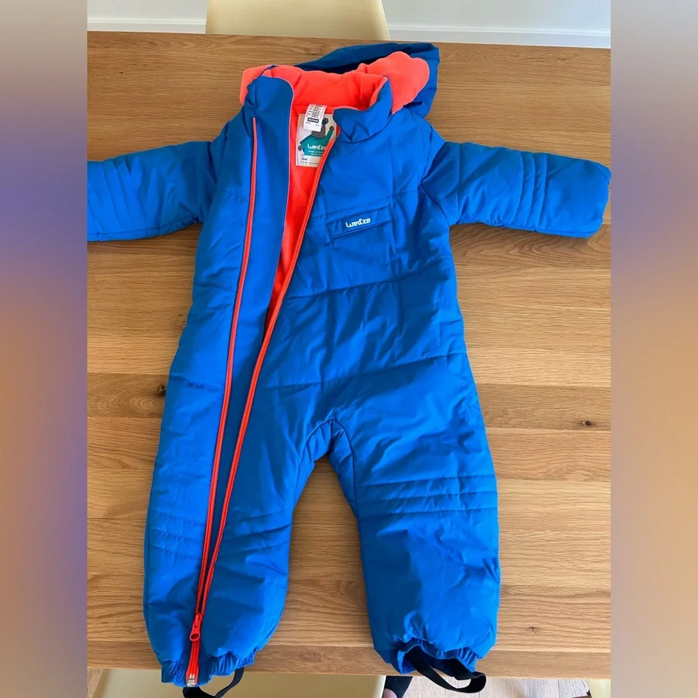Blue Kids Puffer Snowsuit